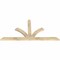 Ekena Millwork Richland Rough Sawn Timber Gable Bracket, Douglas Fir, 72"W x 36"H x 2"D x 4"F, 12/12 Pitch GBW072X36X0204RIC00RDF - alternate 3
